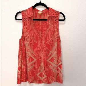 Leifsdottir pleated sleeveless top